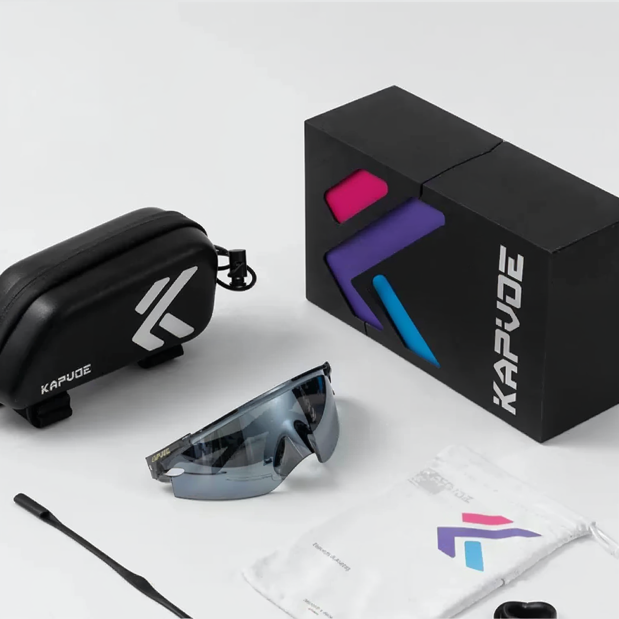Sport Sunglasses box and accessories